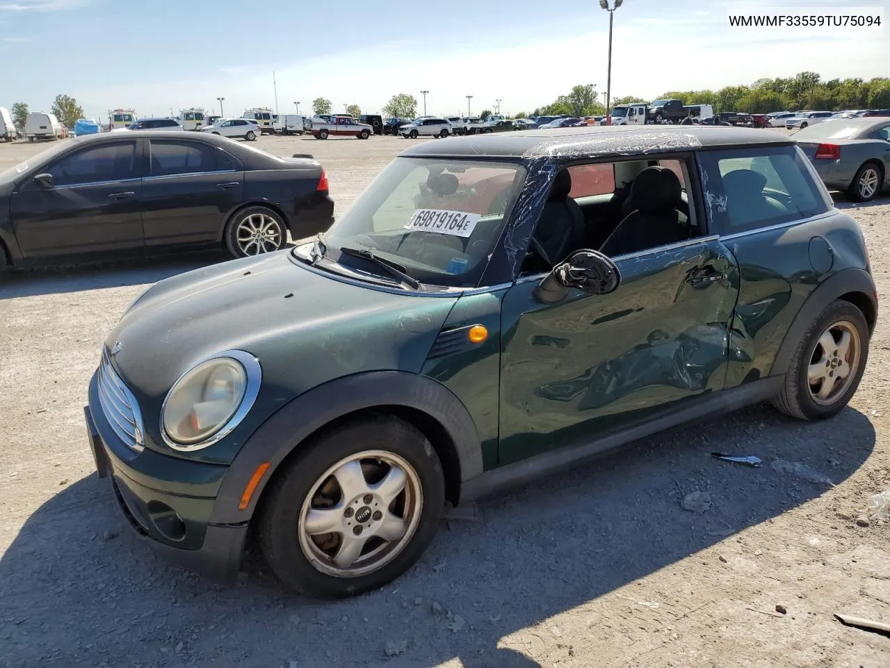 2009 Mini Cooper VIN: WMWMF33559TU75094 Lot: 69819164