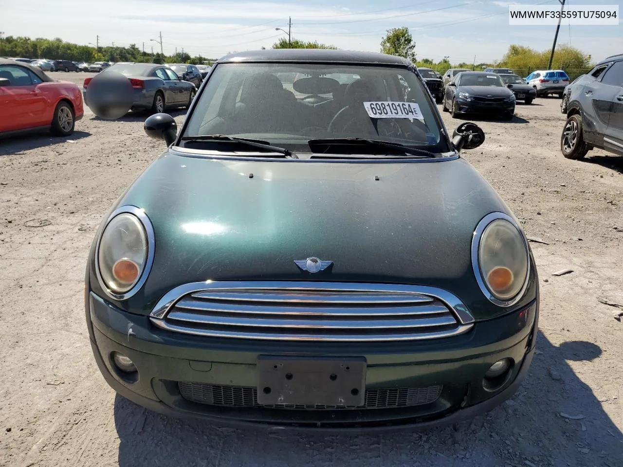 2009 Mini Cooper VIN: WMWMF33559TU75094 Lot: 69819164