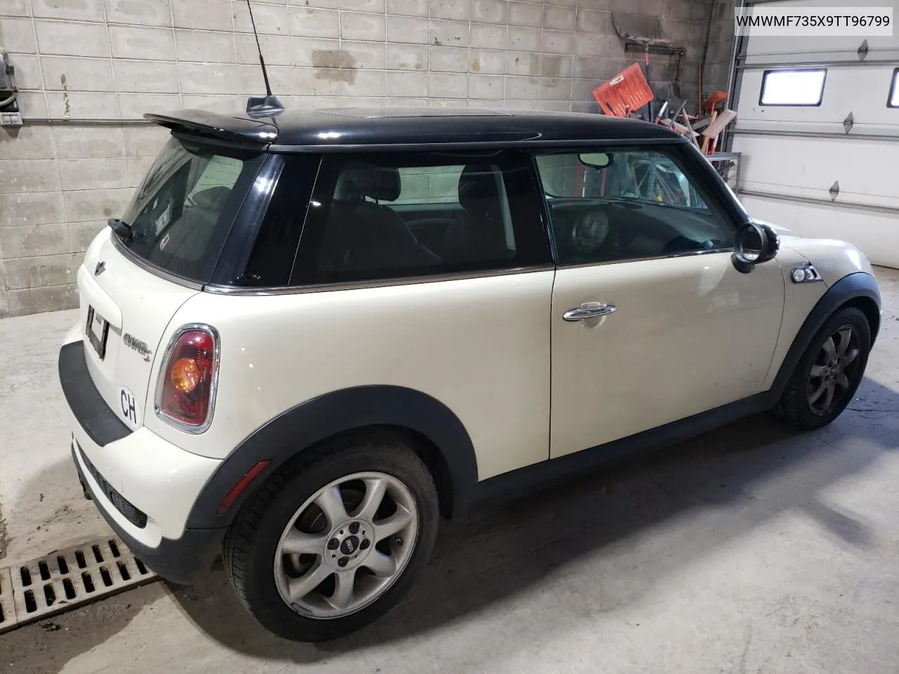 2009 Mini Cooper S VIN: WMWMF735X9TT96799 Lot: 69829424