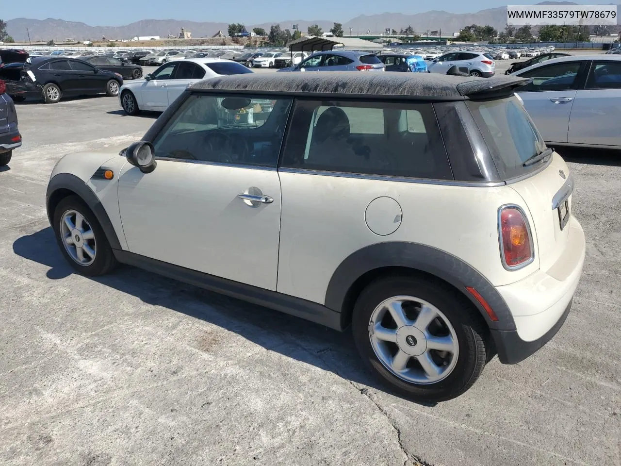 2009 Mini Cooper VIN: WMWMF33579TW78679 Lot: 72381044