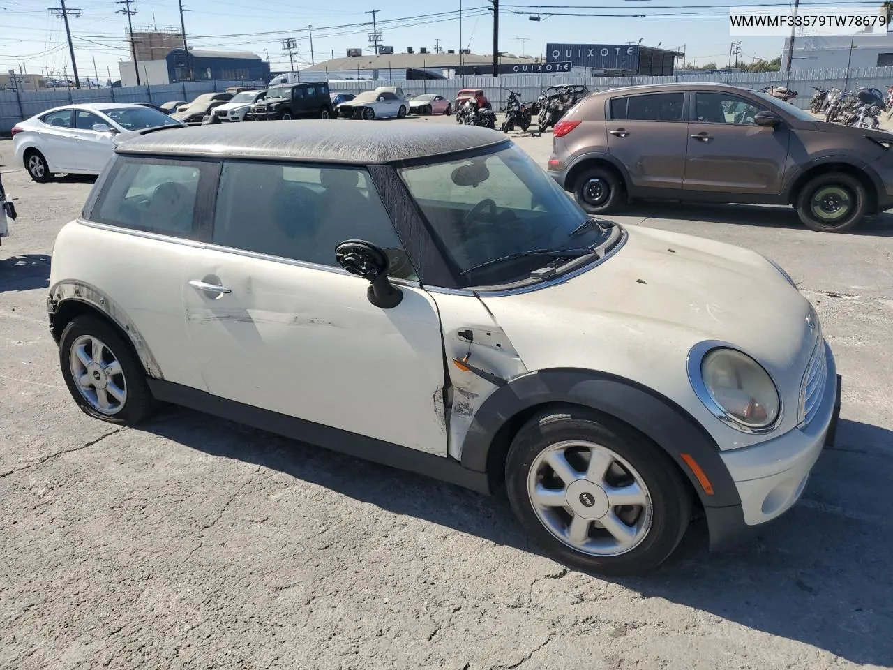 2009 Mini Cooper VIN: WMWMF33579TW78679 Lot: 72381044