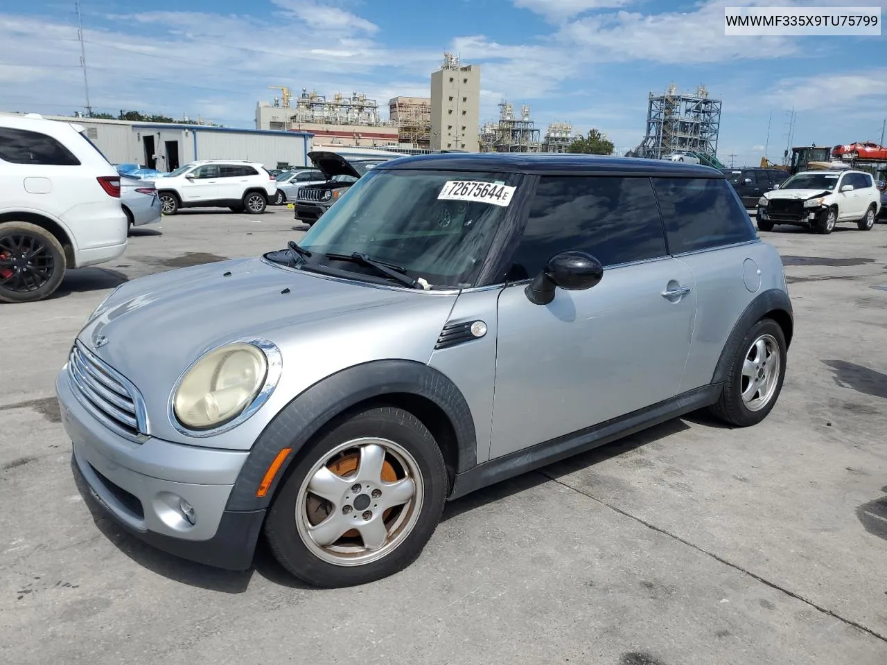 2009 Mini Cooper VIN: WMWMF335X9TU75799 Lot: 72675644