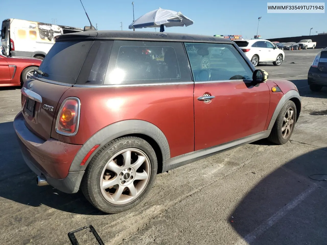 WMWMF33549TU71943 2009 Mini Cooper