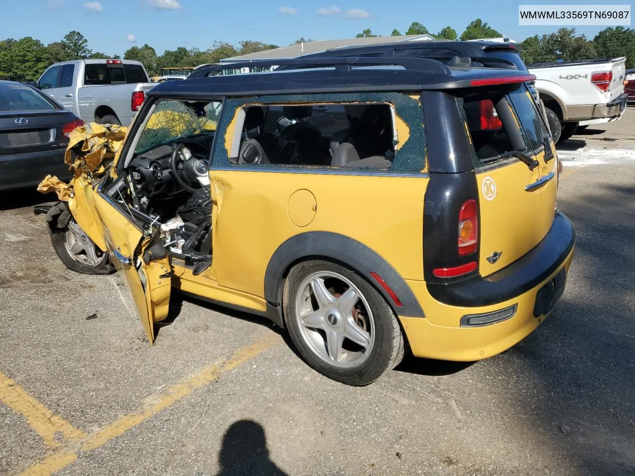 2009 Mini Cooper Clubman VIN: WMWML33569TN69087 Lot: 73588214