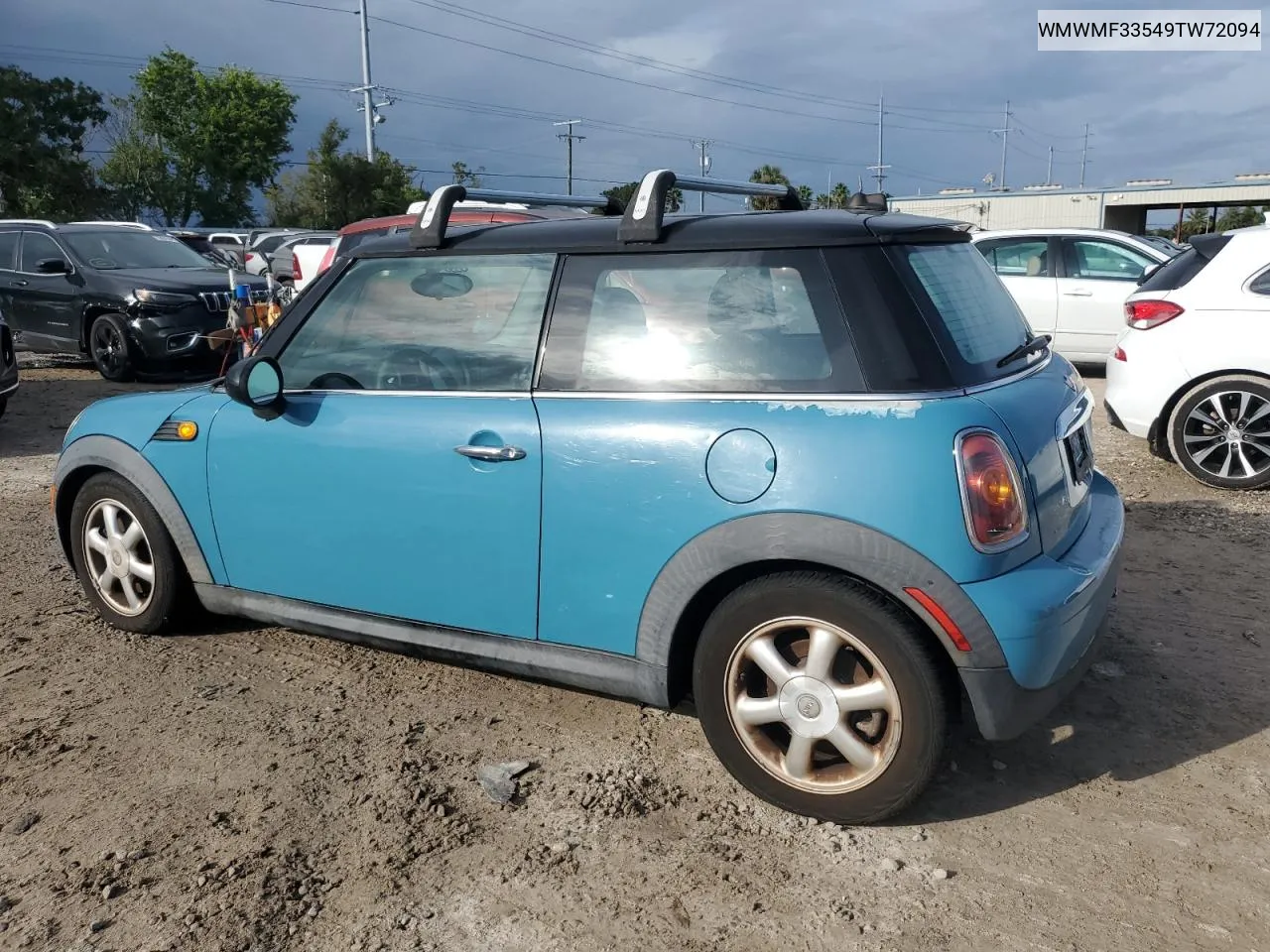 2009 Mini Cooper VIN: WMWMF33549TW72094 Lot: 73717424