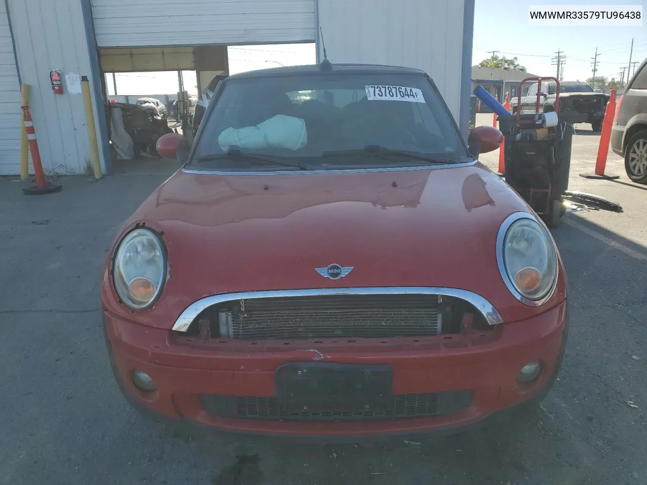 2009 Mini Cooper VIN: WMWMR33579TU96438 Lot: 73787644