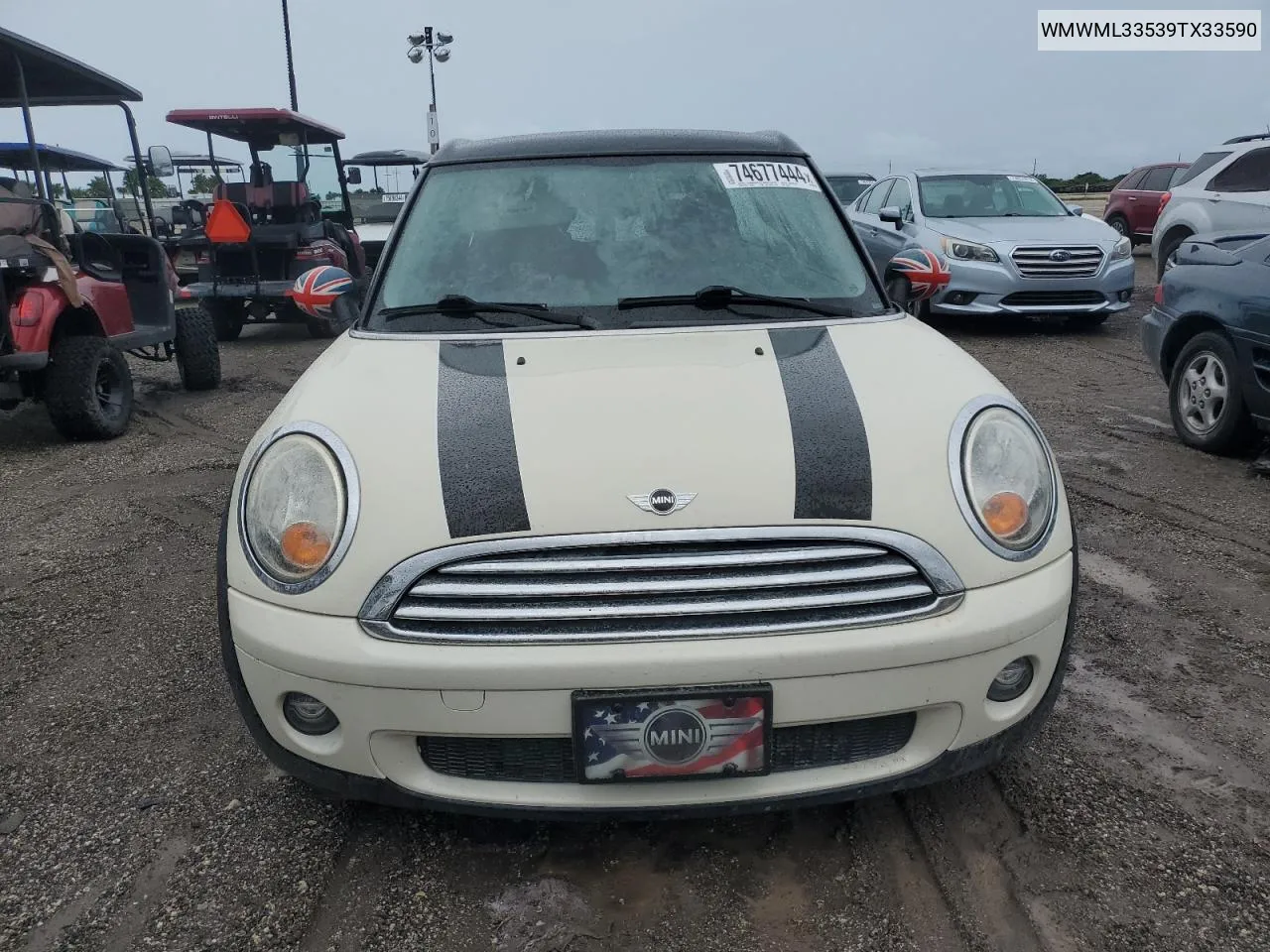 2009 Mini Cooper Clubman VIN: WMWML33539TX33590 Lot: 74677444