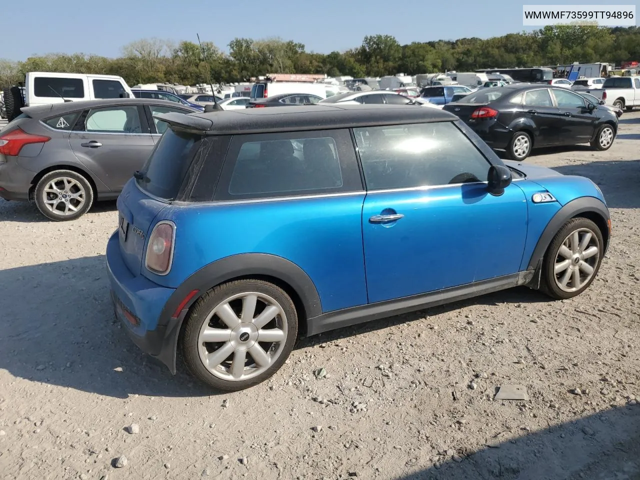 2009 Mini Cooper S VIN: WMWMF73599TT94896 Lot: 75236124