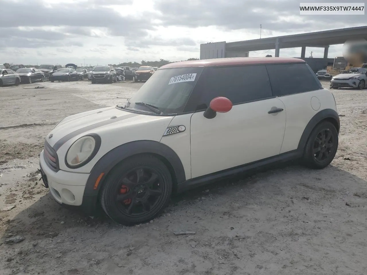 2009 Mini Cooper VIN: WMWMF335X9TW74447 Lot: 76154004