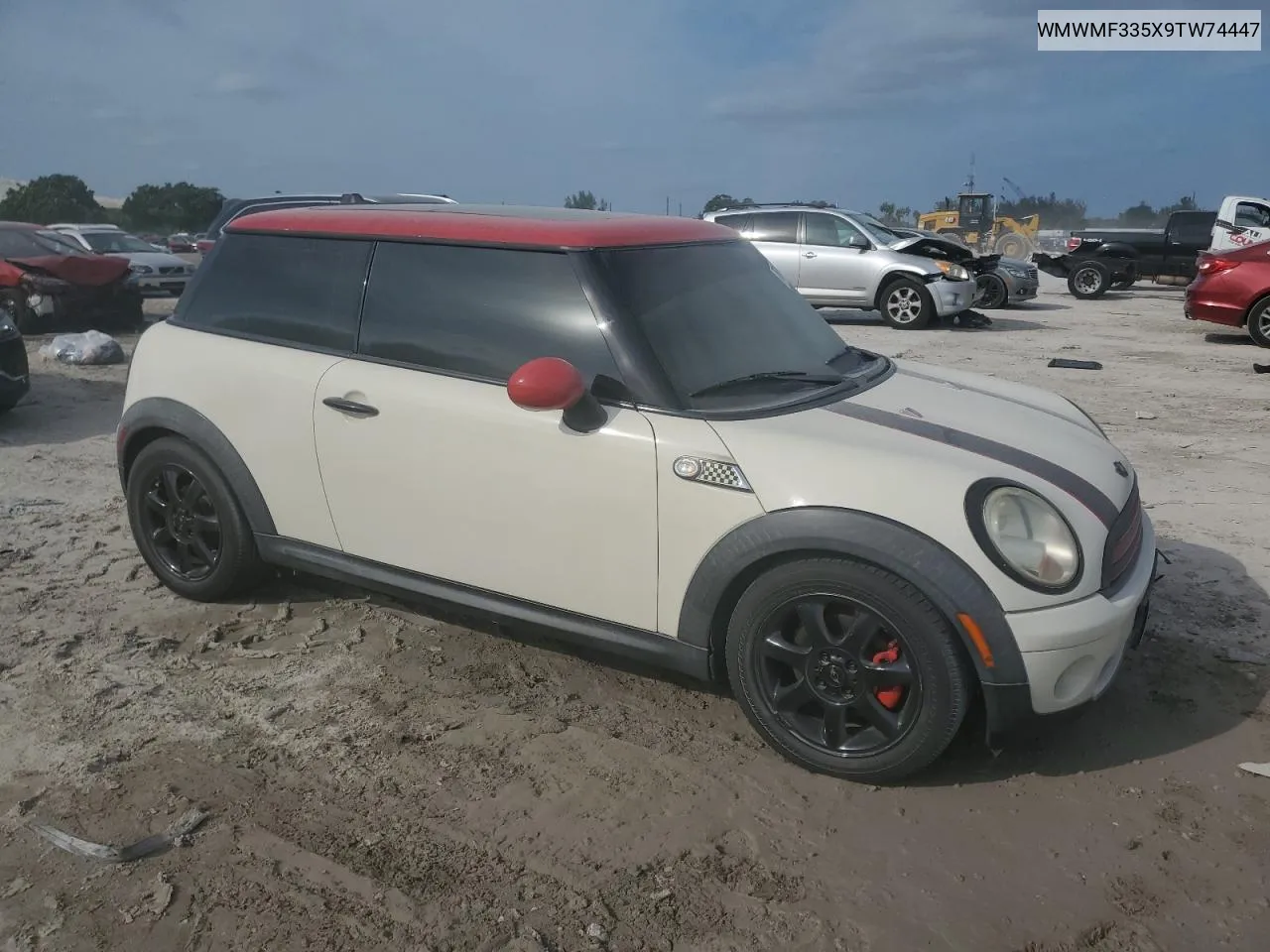 2009 Mini Cooper VIN: WMWMF335X9TW74447 Lot: 76154004