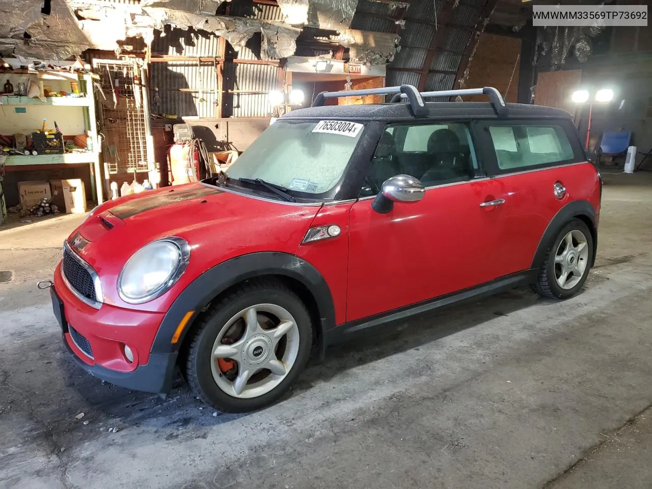 2009 Mini Cooper S Clubman VIN: WMWMM33569TP73692 Lot: 76503004