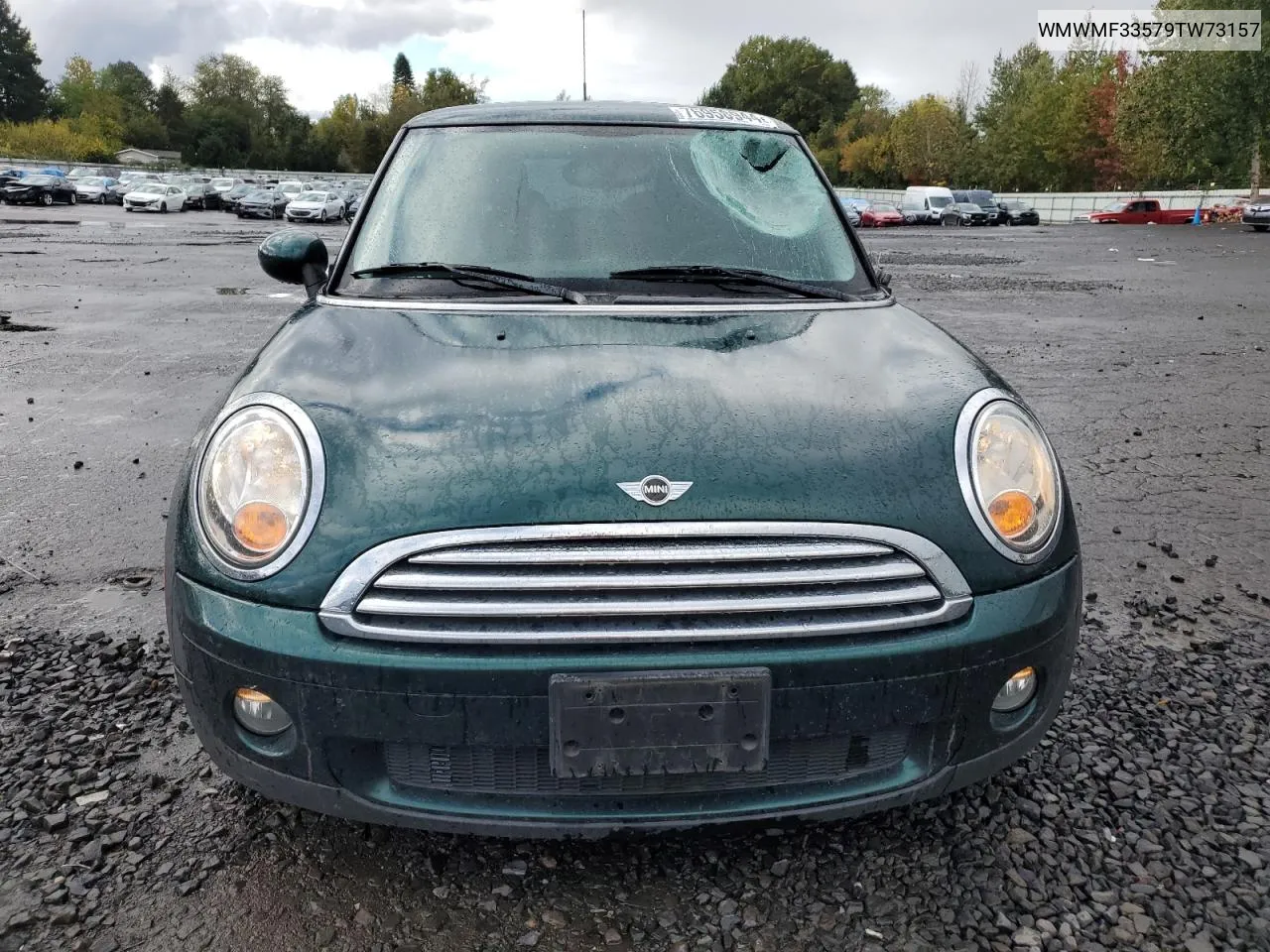 2009 Mini Cooper VIN: WMWMF33579TW73157 Lot: 76958944