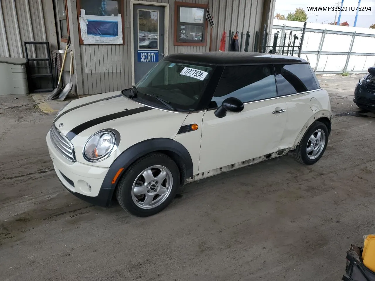 2009 Mini Cooper VIN: WMWMF33529TU75294 Lot: 77077934