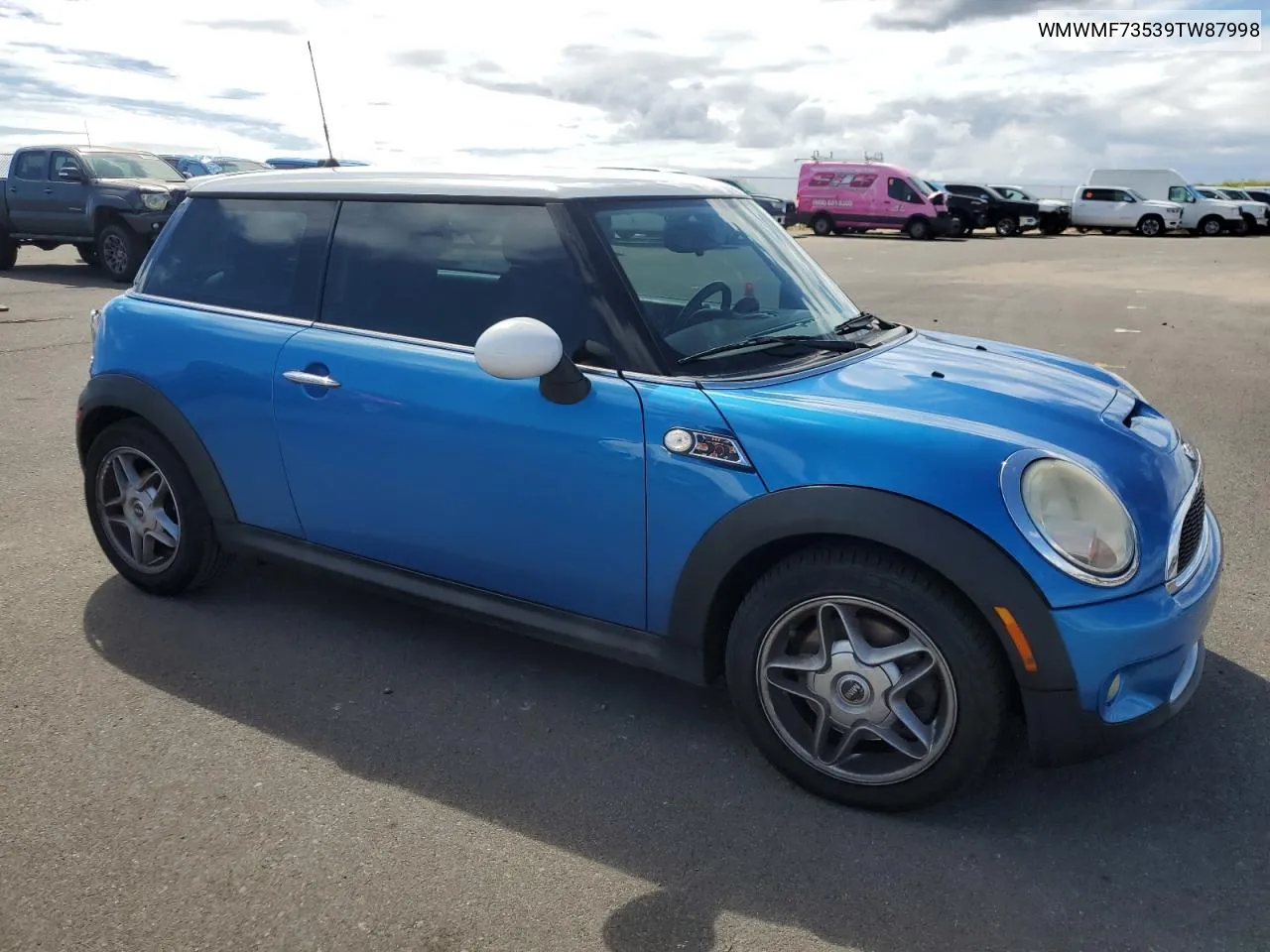 2009 Mini Cooper S VIN: WMWMF73539TW87998 Lot: 78291034