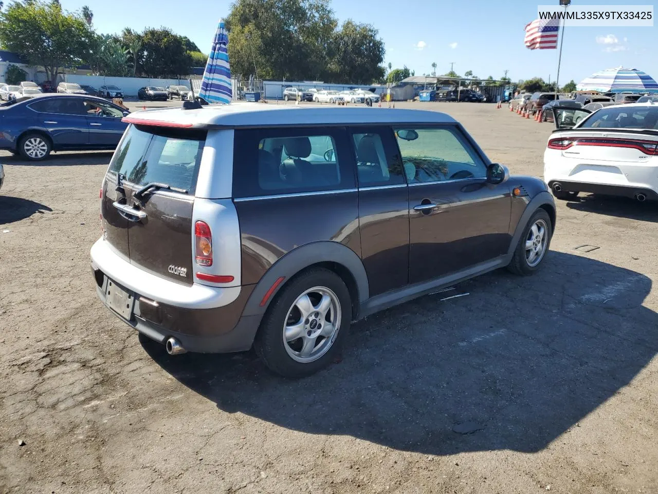 WMWML335X9TX33425 2009 Mini Cooper Clubman