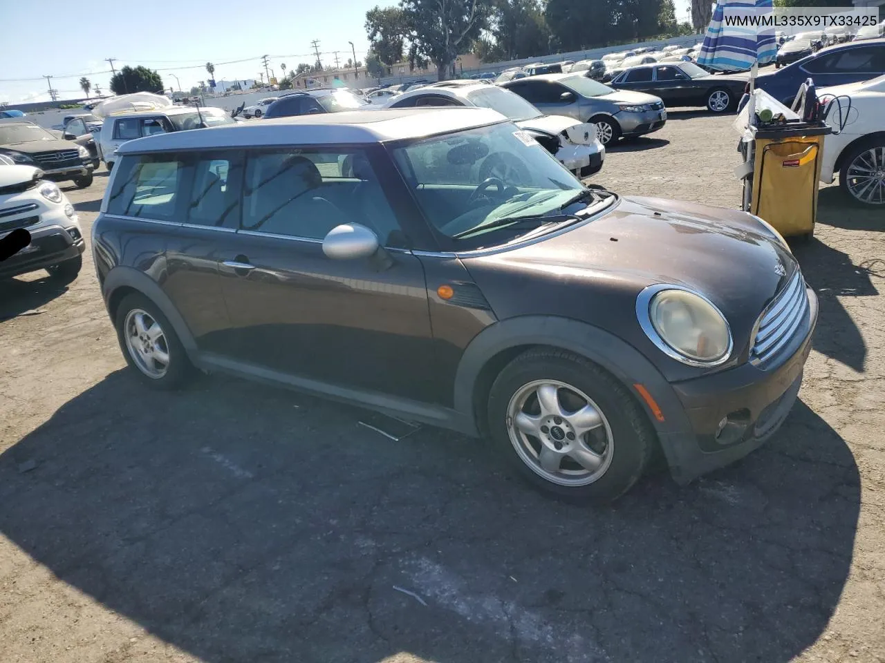 2009 Mini Cooper Clubman VIN: WMWML335X9TX33425 Lot: 78312344