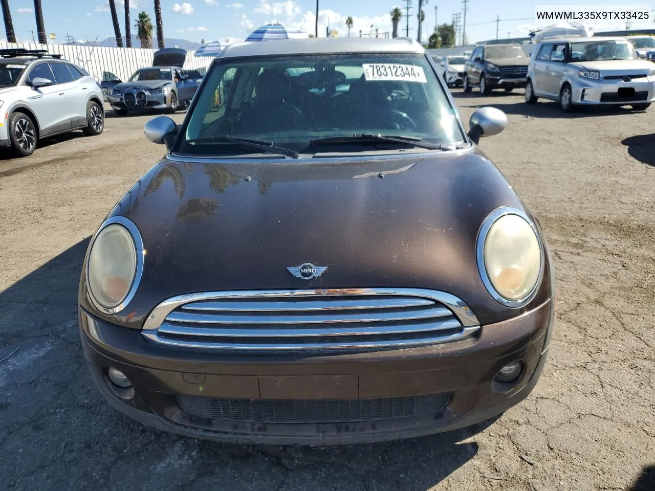 2009 Mini Cooper Clubman VIN: WMWML335X9TX33425 Lot: 78312344