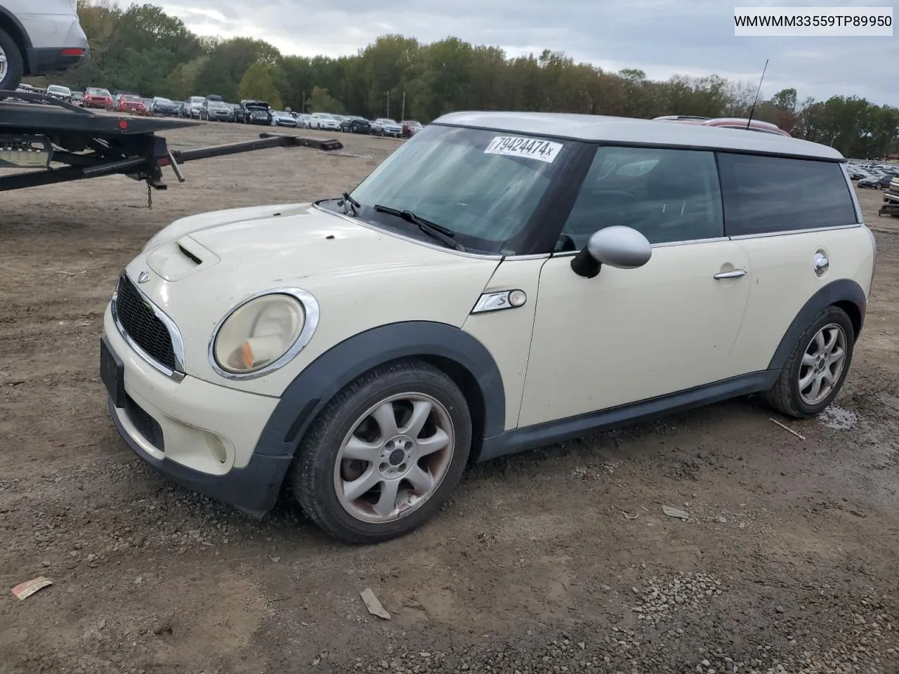 2009 Mini Cooper S Clubman VIN: WMWMM33559TP89950 Lot: 79424474