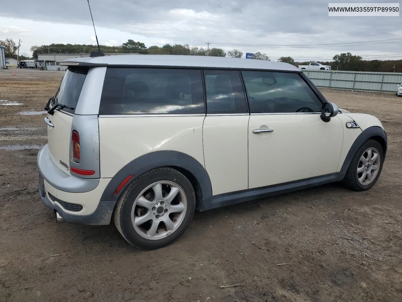 2009 Mini Cooper S Clubman VIN: WMWMM33559TP89950 Lot: 79424474