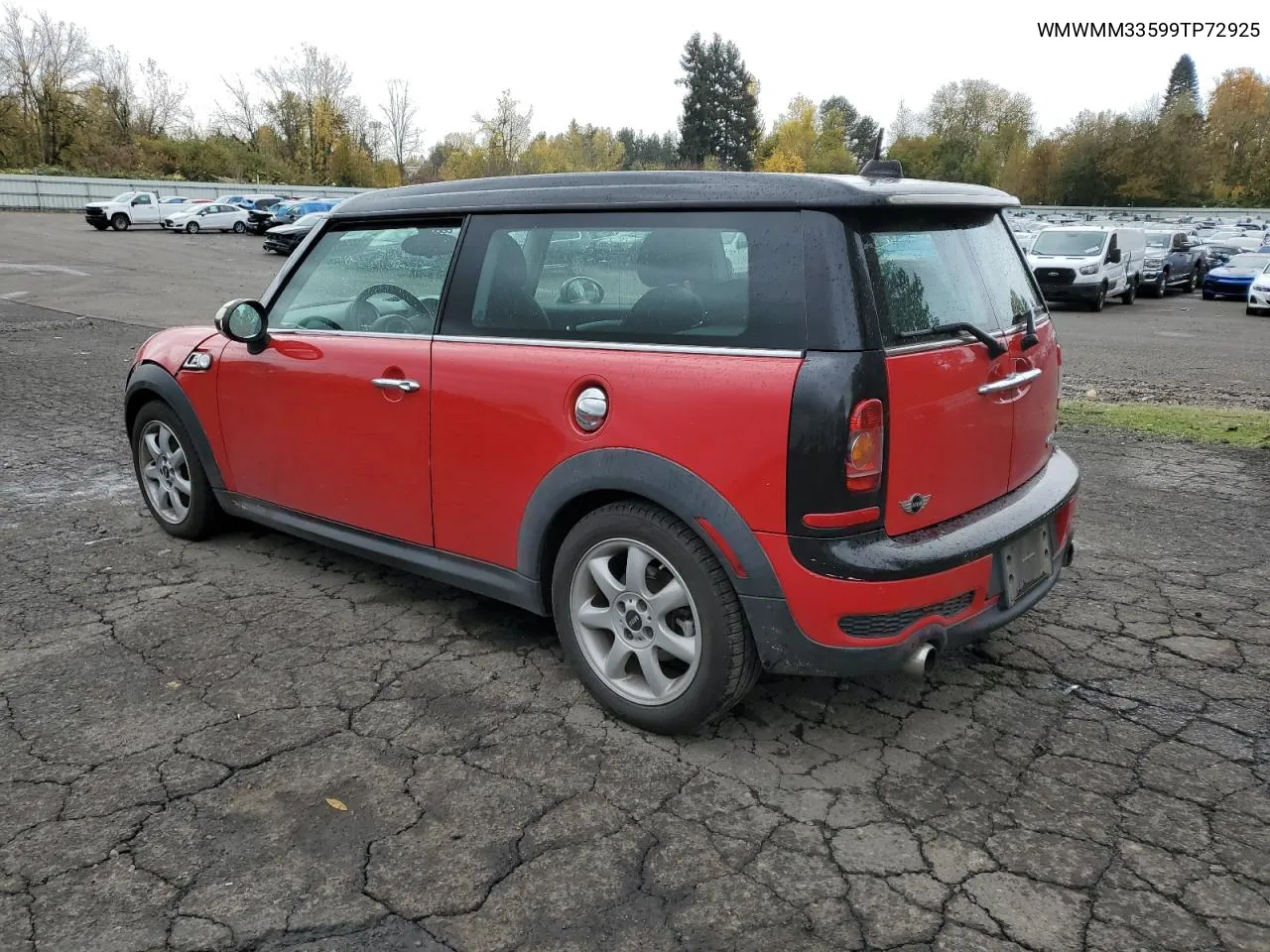 2009 Mini Cooper S Clubman VIN: WMWMM33599TP72925 Lot: 79530204