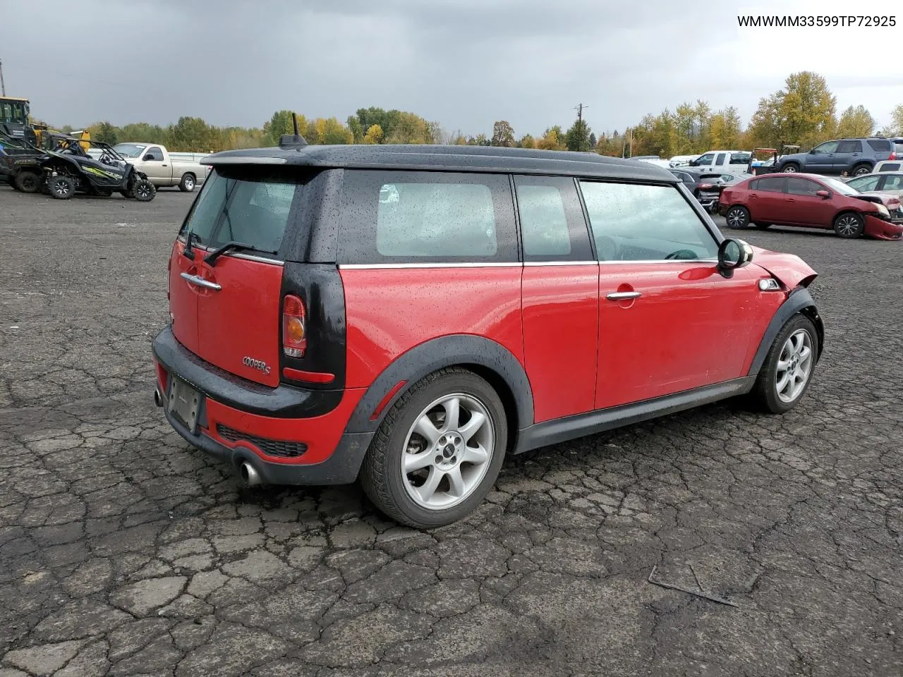 2009 Mini Cooper S Clubman VIN: WMWMM33599TP72925 Lot: 79530204