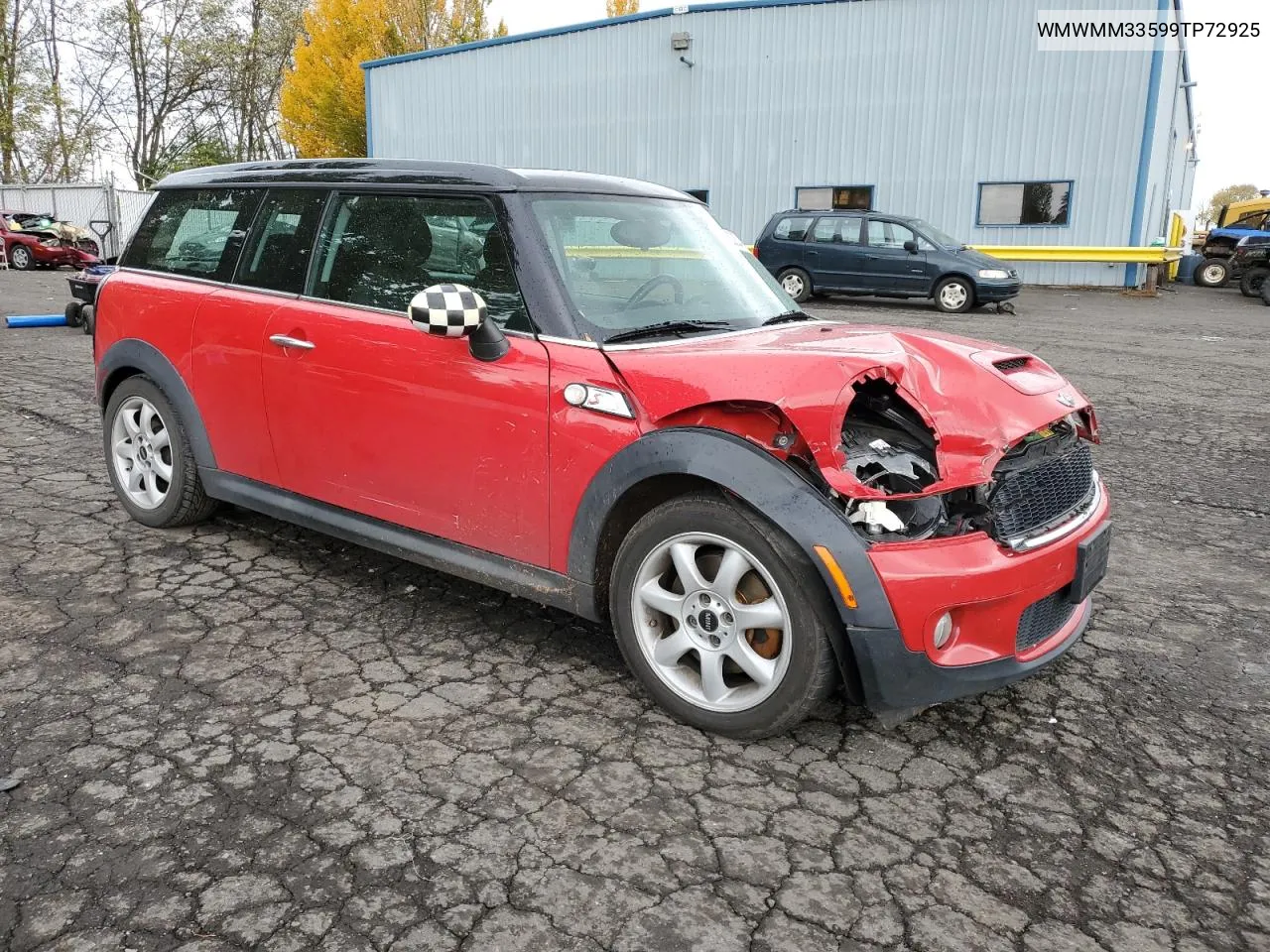 2009 Mini Cooper S Clubman VIN: WMWMM33599TP72925 Lot: 79530204