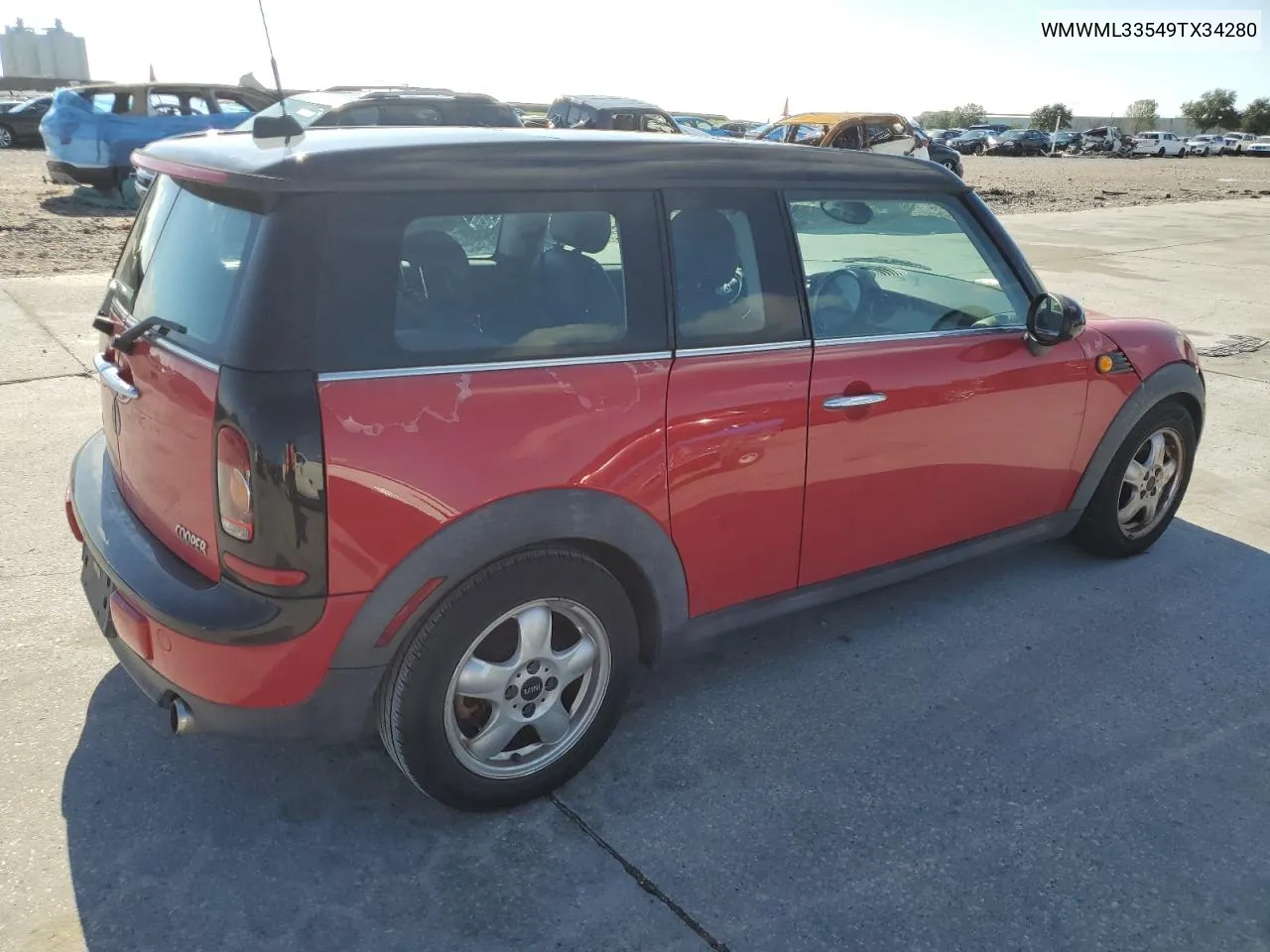 2009 Mini Cooper Clubman VIN: WMWML33549TX34280 Lot: 79710444