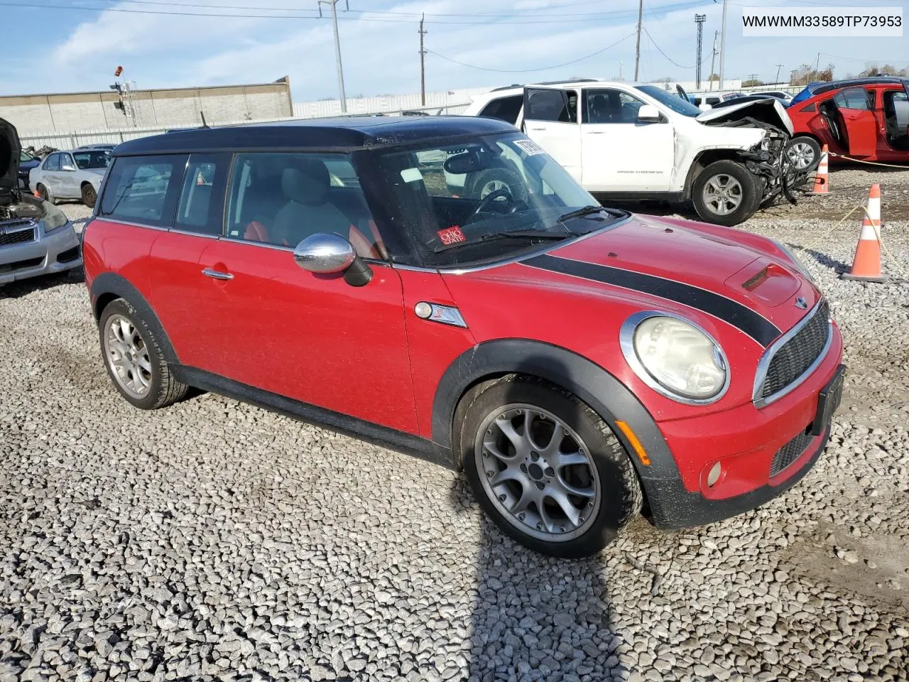 2009 Mini Cooper S Clubman VIN: WMWMM33589TP73953 Lot: 79799164