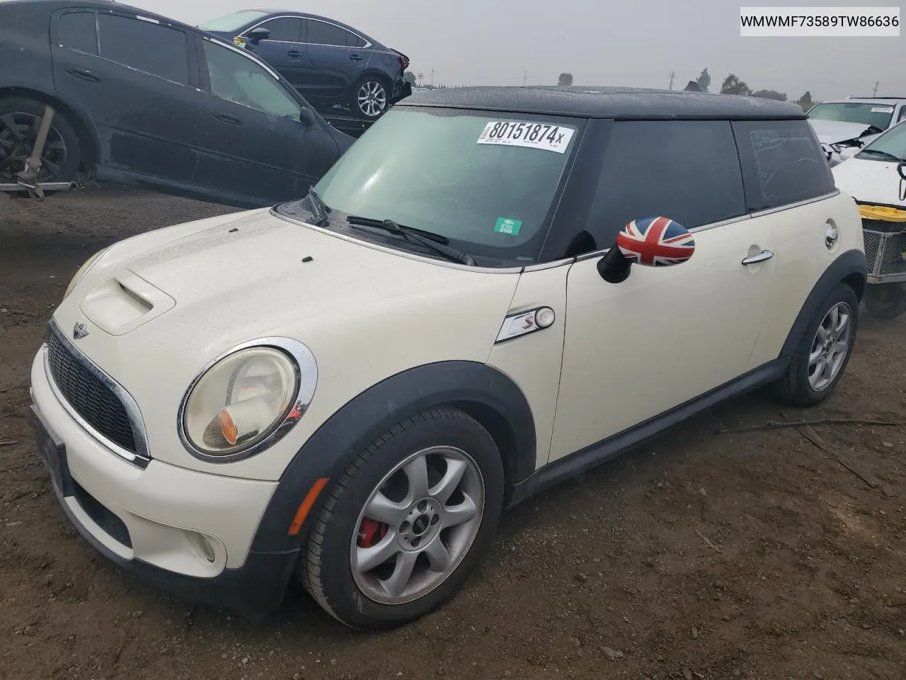 2009 Mini Cooper S VIN: WMWMF73589TW86636 Lot: 80151874