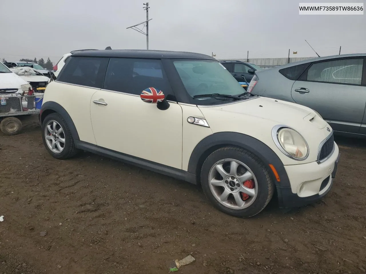 2009 Mini Cooper S VIN: WMWMF73589TW86636 Lot: 80151874