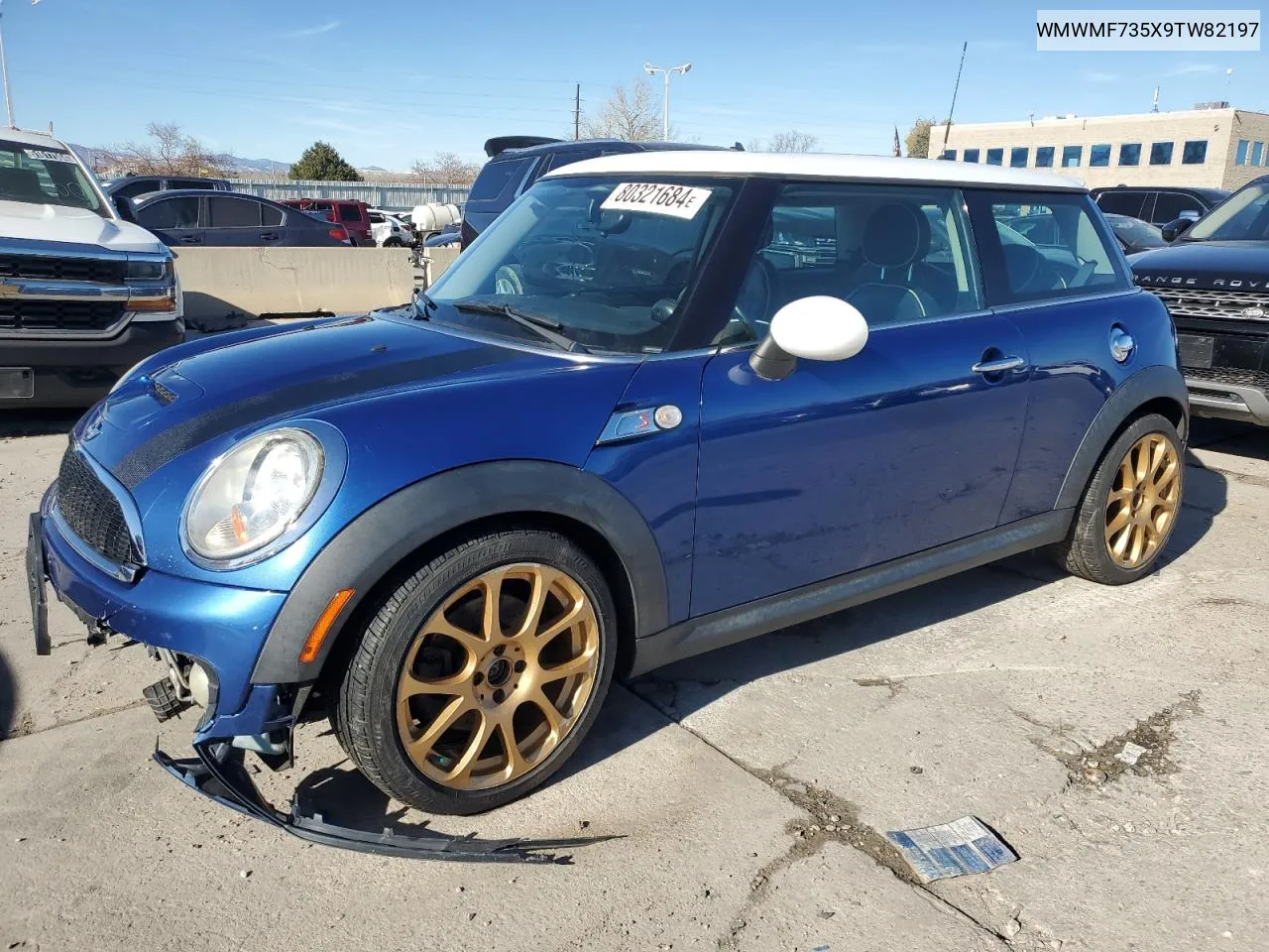 2009 Mini Cooper S VIN: WMWMF735X9TW82197 Lot: 80321684