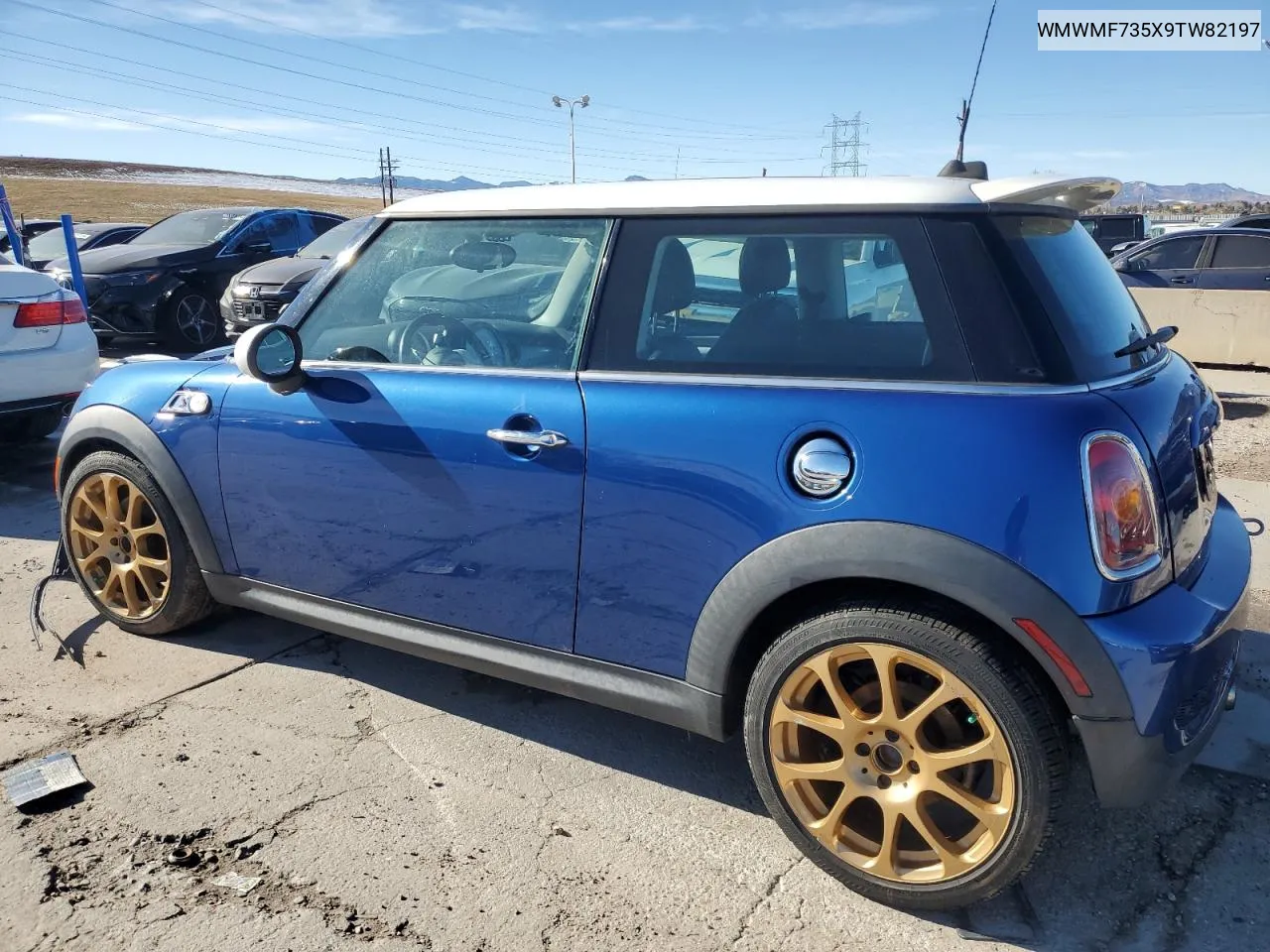 2009 Mini Cooper S VIN: WMWMF735X9TW82197 Lot: 80321684