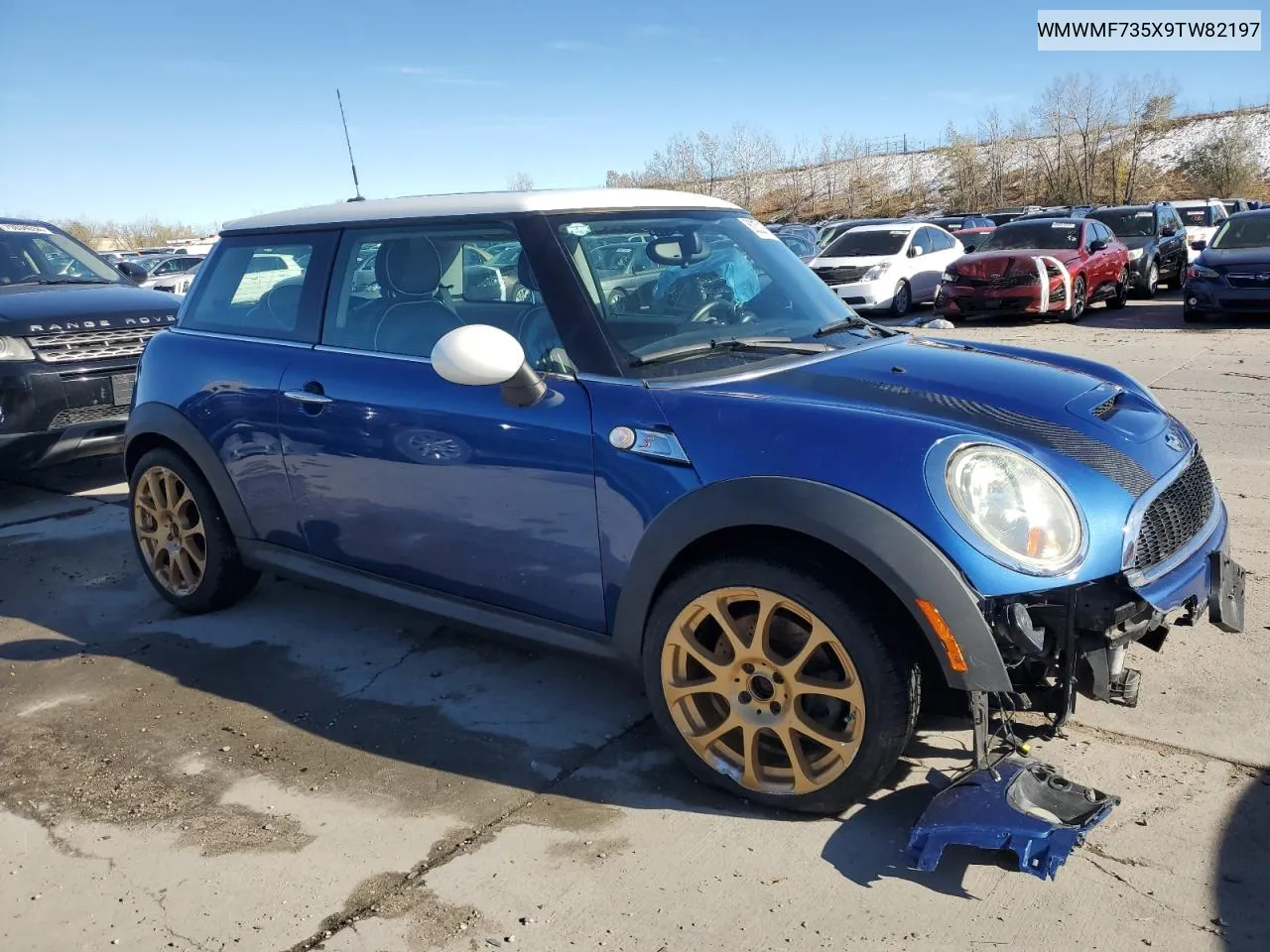 2009 Mini Cooper S VIN: WMWMF735X9TW82197 Lot: 80321684