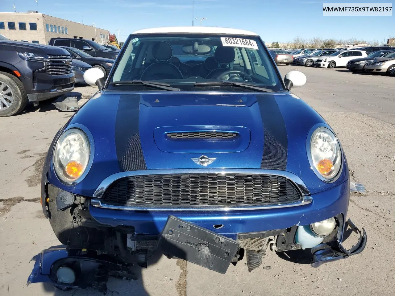 2009 Mini Cooper S VIN: WMWMF735X9TW82197 Lot: 80321684