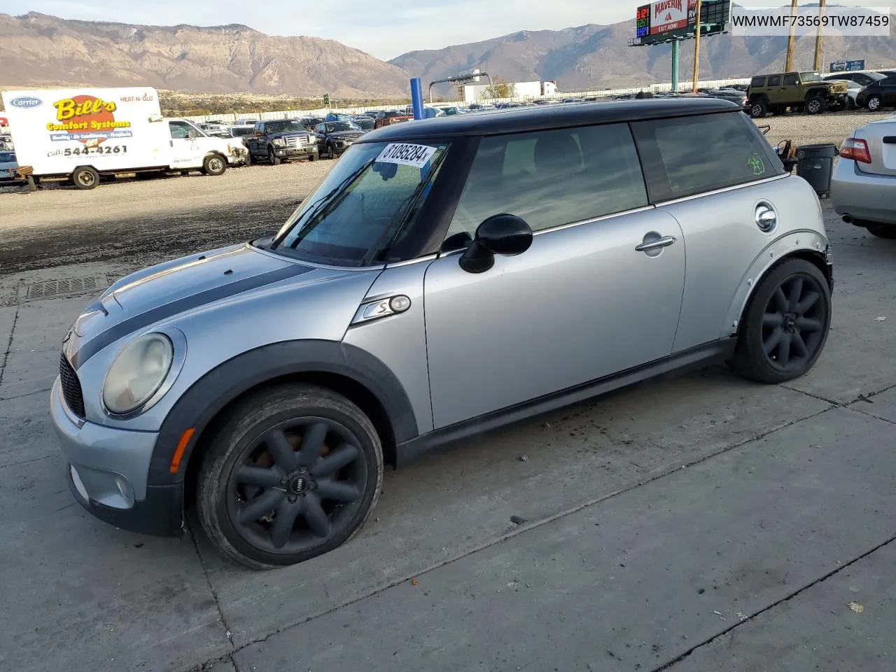 2009 Mini Cooper S VIN: WMWMF73569TW87459 Lot: 81095284