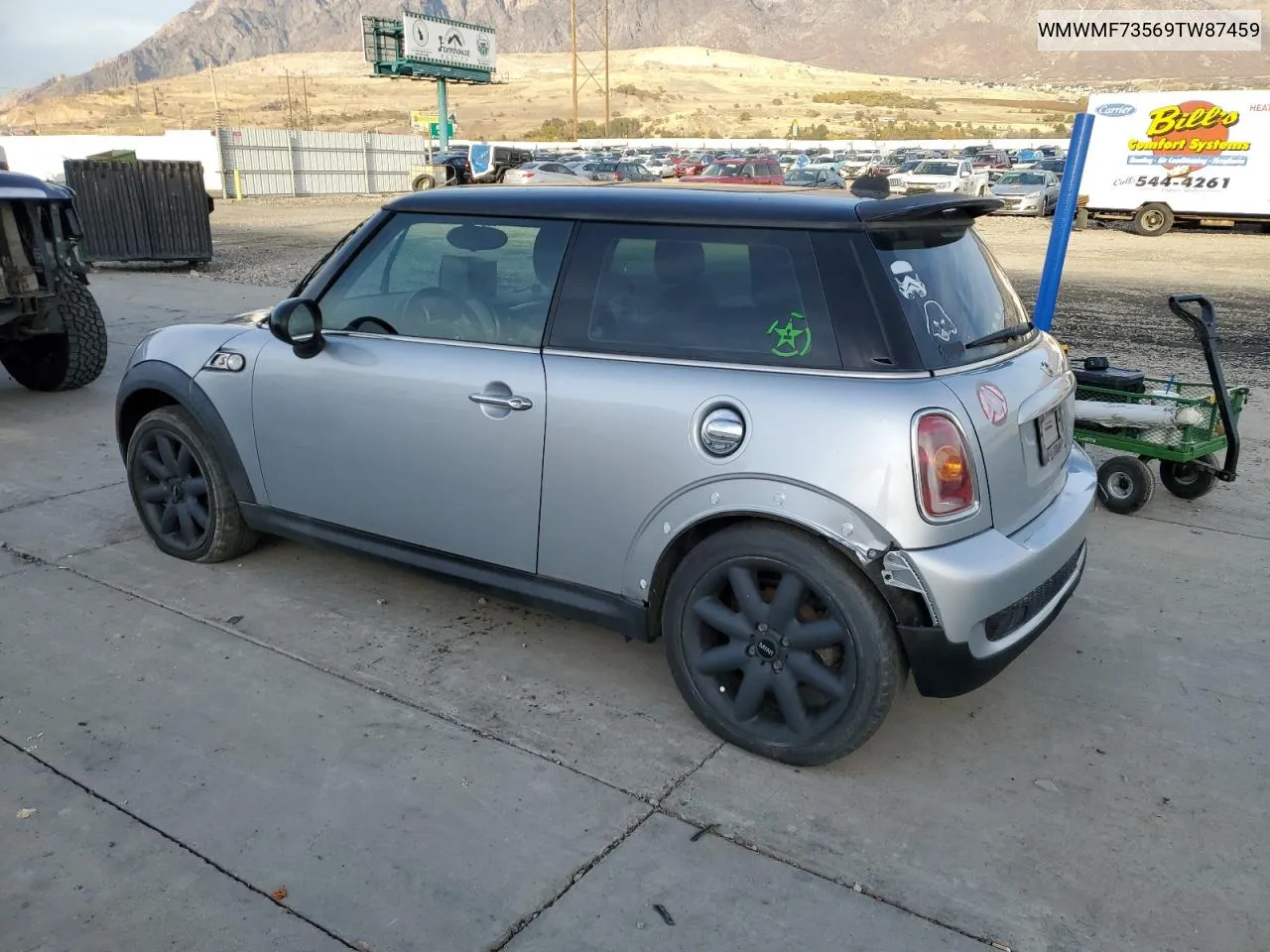 2009 Mini Cooper S VIN: WMWMF73569TW87459 Lot: 81095284