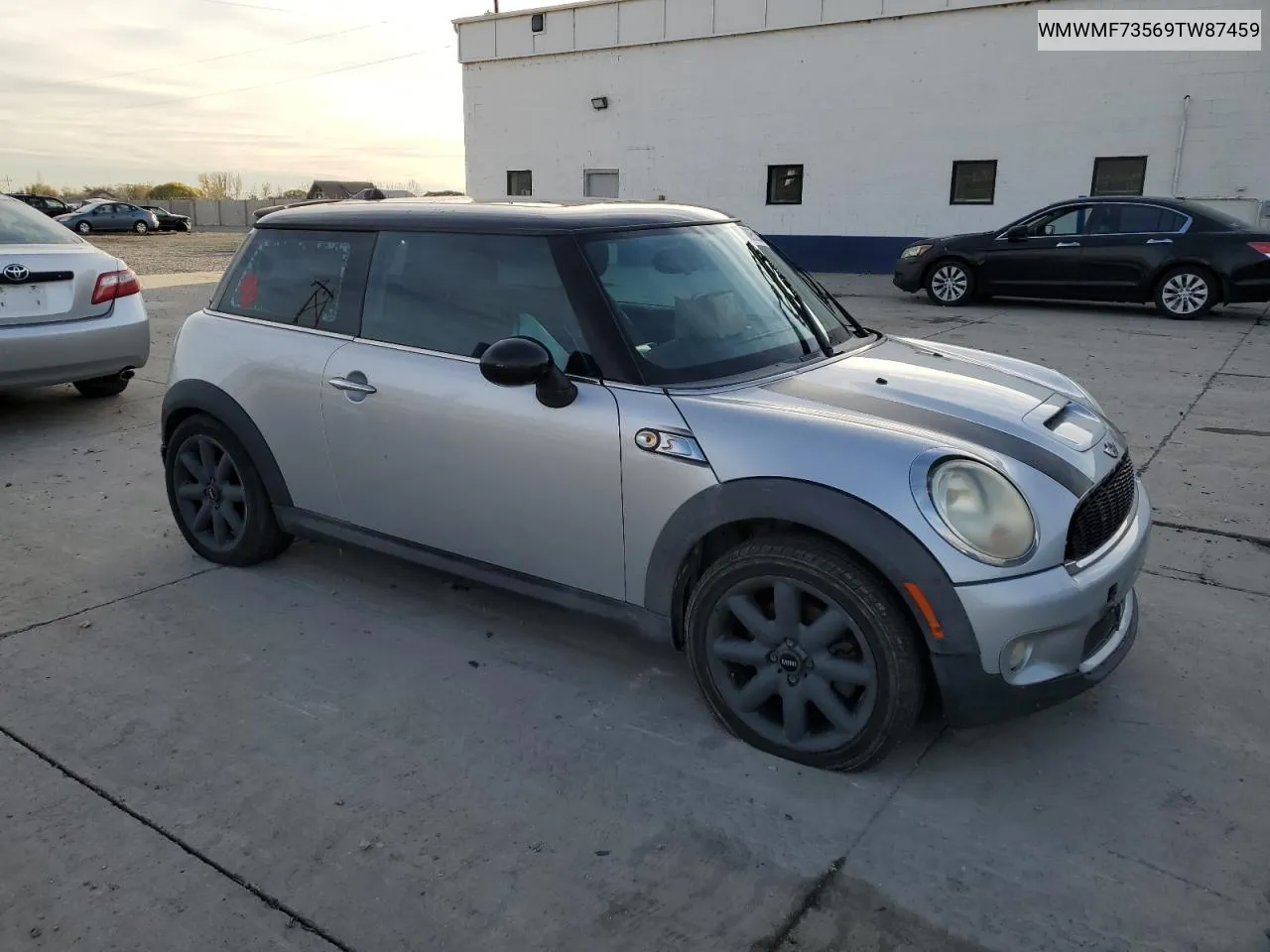 2009 Mini Cooper S VIN: WMWMF73569TW87459 Lot: 81095284