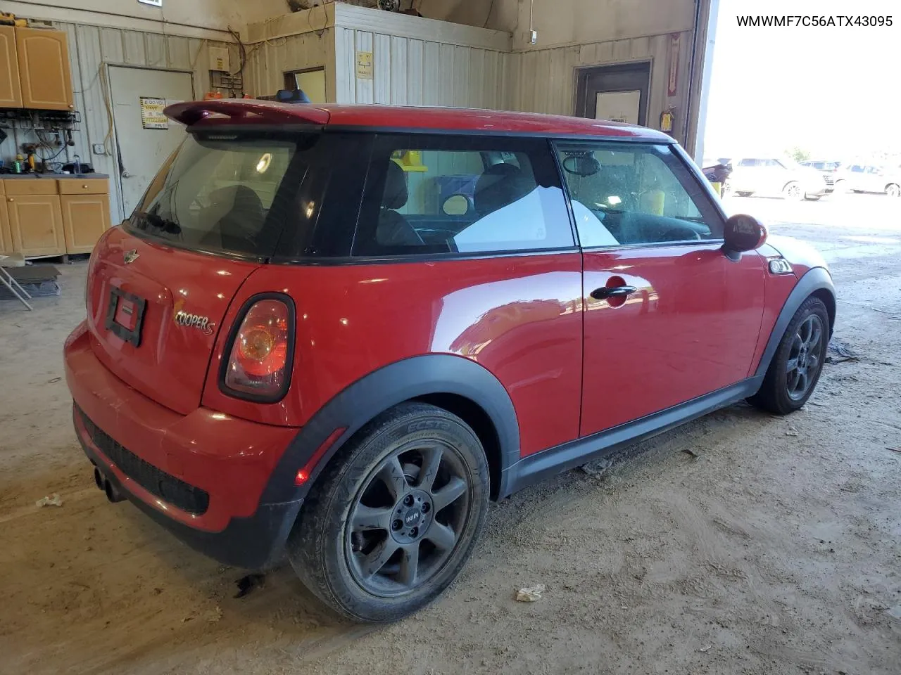 2010 Mini Cooper S VIN: WMWMF7C56ATX43095 Lot: 54382674