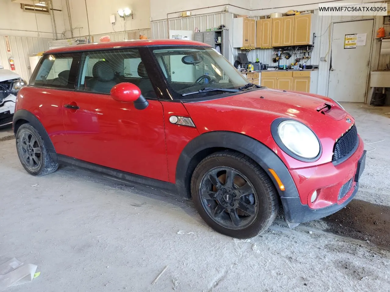 2010 Mini Cooper S VIN: WMWMF7C56ATX43095 Lot: 54382674