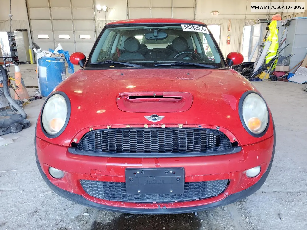 2010 Mini Cooper S VIN: WMWMF7C56ATX43095 Lot: 54382674