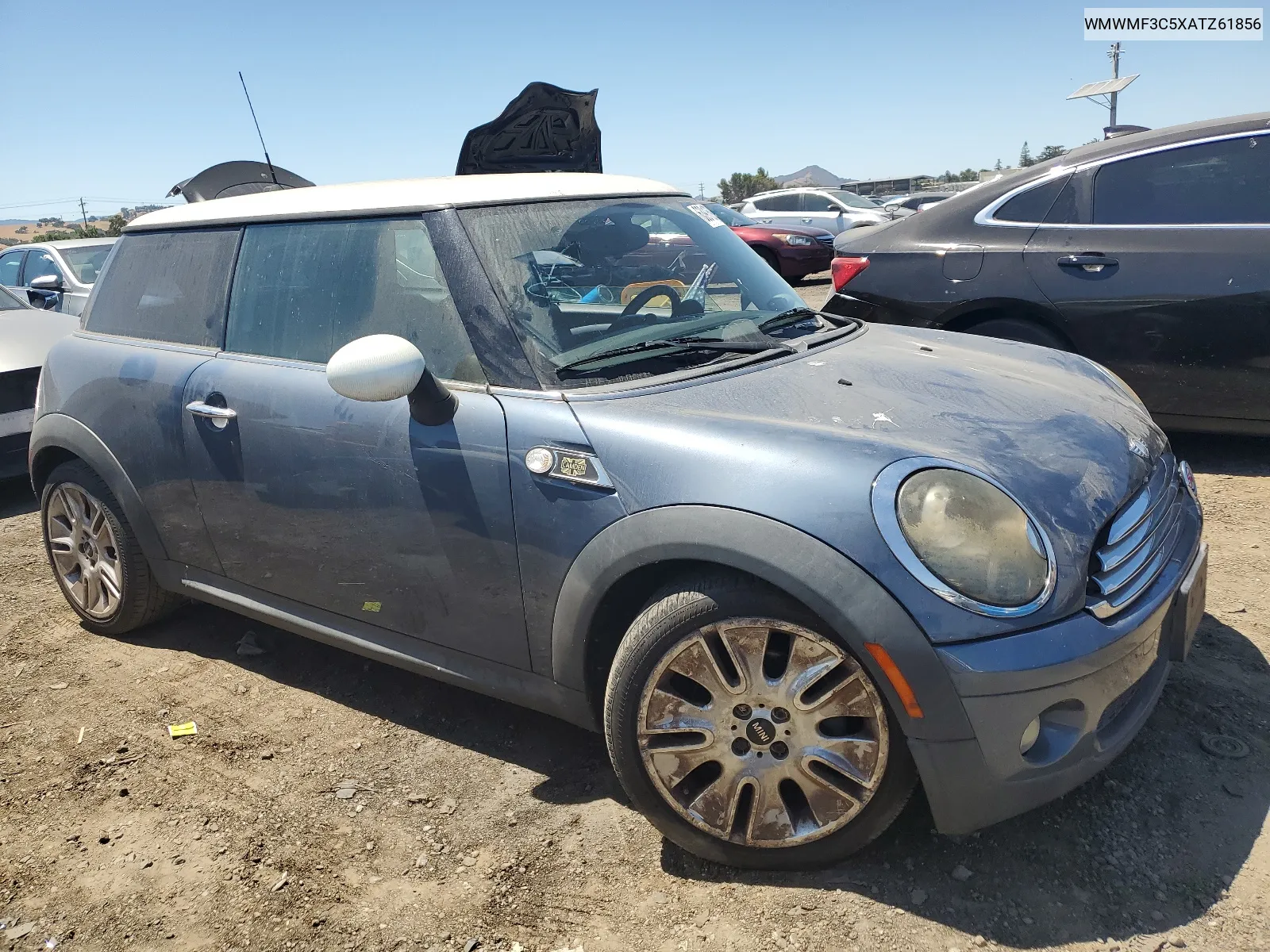 2010 Mini Cooper VIN: WMWMF3C5XATZ61856 Lot: 63916964