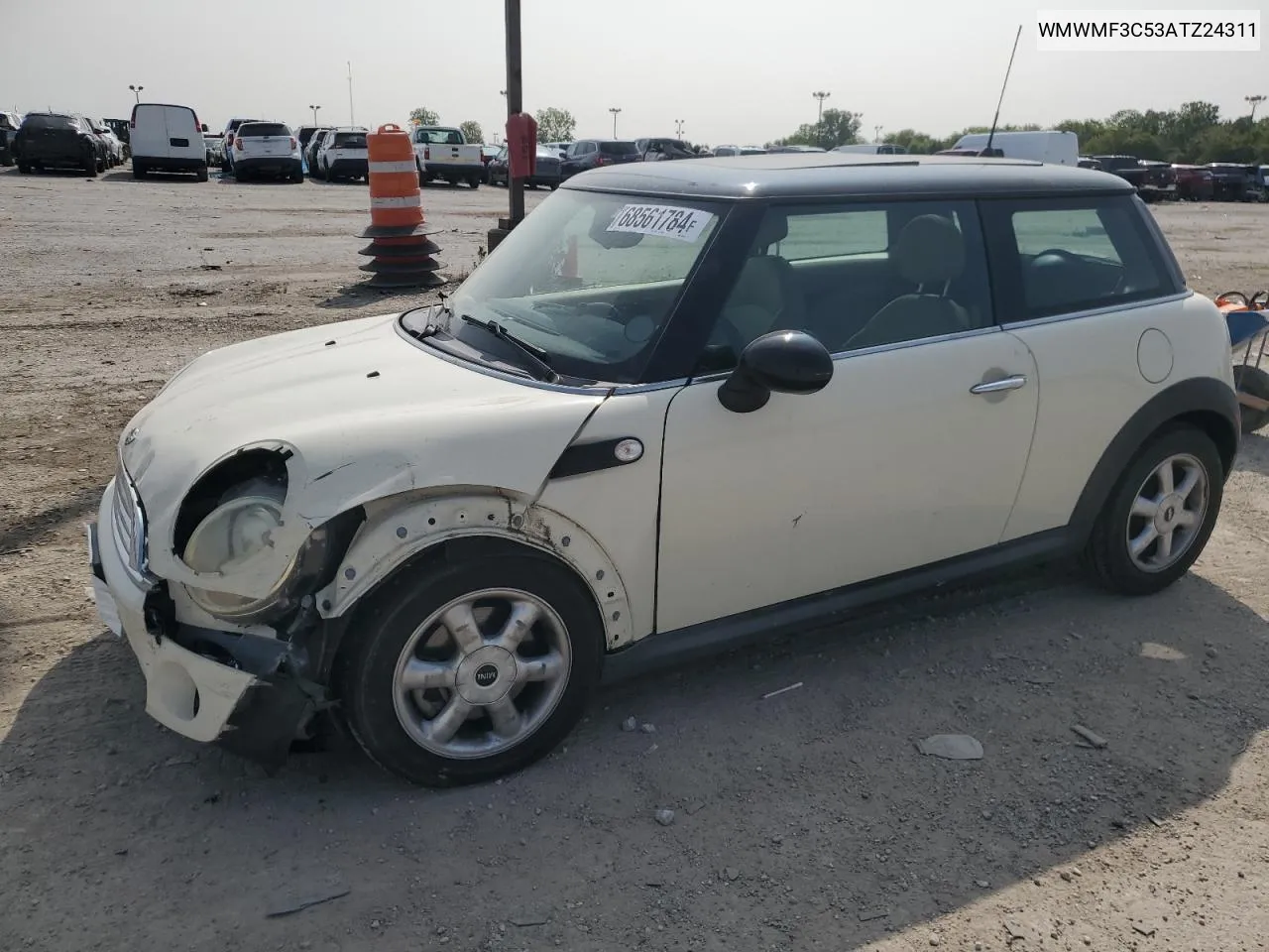 2010 Mini Cooper VIN: WMWMF3C53ATZ24311 Lot: 68561784