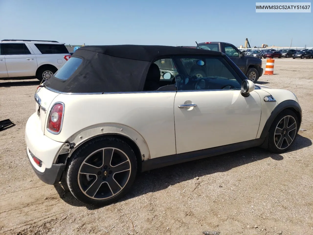 2010 Mini Cooper S VIN: WMWMS3C52ATY51637 Lot: 69444854