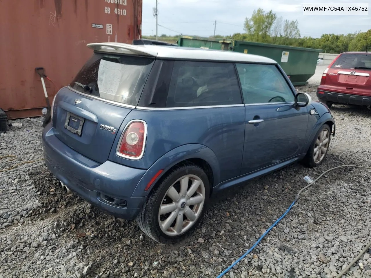 2010 Mini Cooper S VIN: WMWMF7C54ATX45752 Lot: 70378944