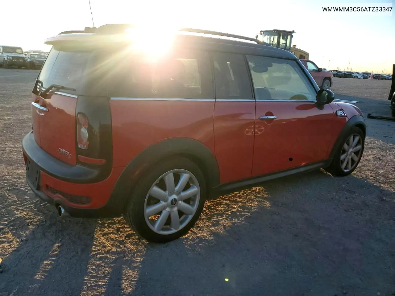 2010 Mini Cooper S Clubman VIN: WMWMM3C56ATZ33347 Lot: 73505044