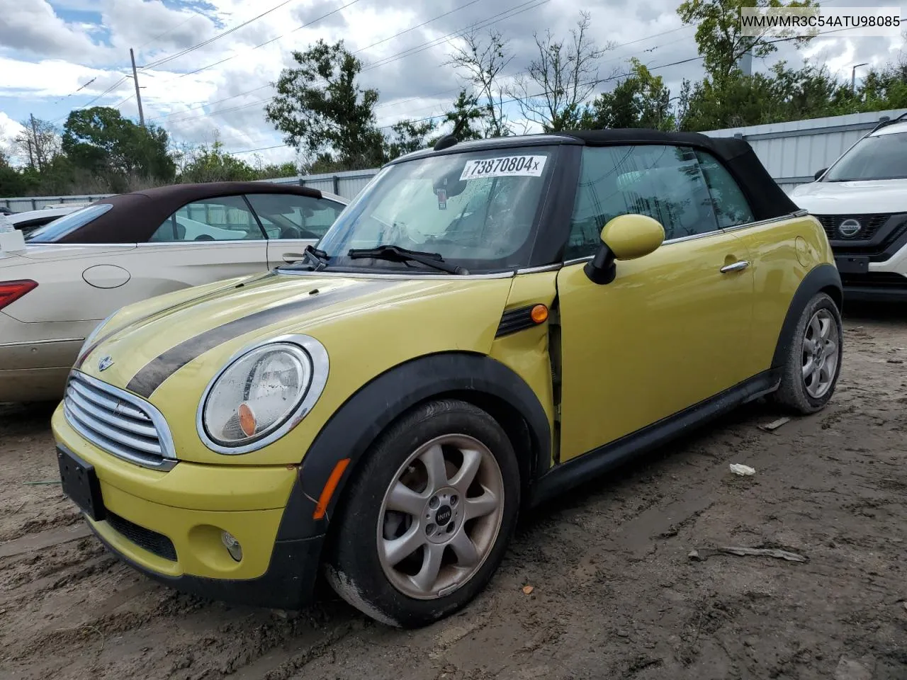 2010 Mini Cooper VIN: WMWMR3C54ATU98085 Lot: 73870804