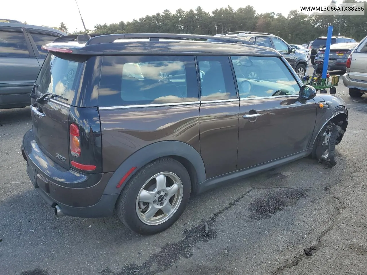 2010 Mini Cooper Clubman VIN: WMWML3C56ATX38285 Lot: 75105244