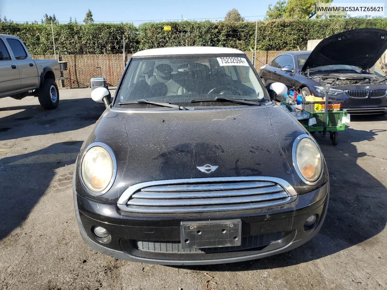 2010 Mini Cooper VIN: WMWMF3C53ATZ65621 Lot: 75232594