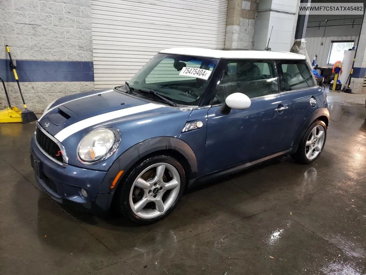 2010 Mini Cooper S VIN: WMWMF7C51ATX45482 Lot: 75475404