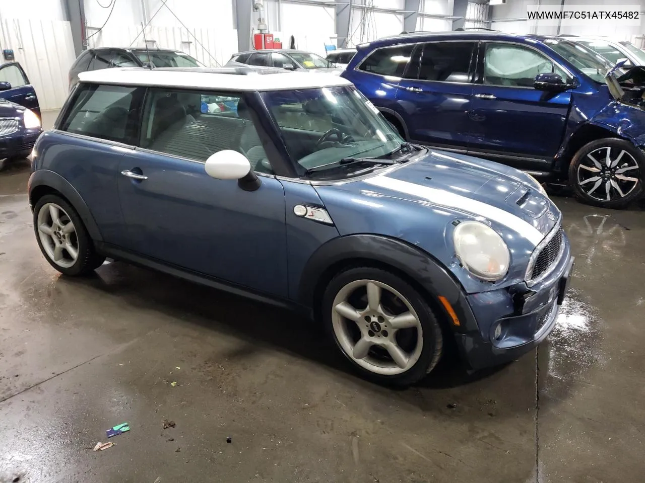 2010 Mini Cooper S VIN: WMWMF7C51ATX45482 Lot: 75475404